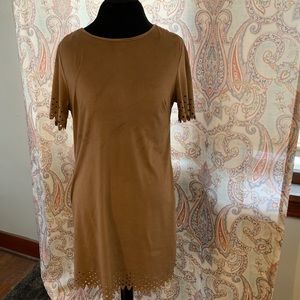 Suede dress